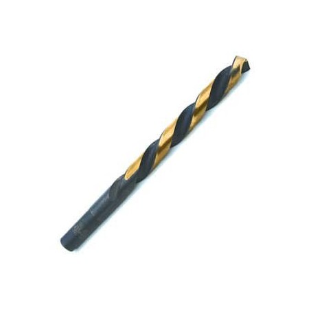 Champion Cutting Tool 27/64in - XG38 BlackGold Drills, 3/8in Shank, 135 deg Split, HSS, & Gold Surface Treatment, 6PK CHA XG38-27/64